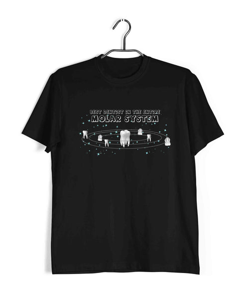 Dentist Medicine Dentist Molar System Custom Printed Graphic Design T-Shirt for Men